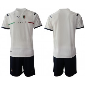 Fußballtrikots Italien Kinder 2021-2022 Kurzarm Auswärts-trikot kaufen 